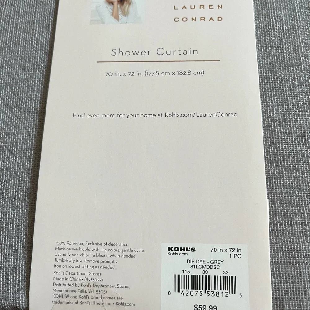 Ombre Shower Curtain 💦 NWT